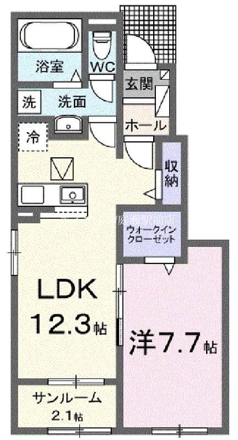 間取図 シェソア　Ａ