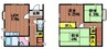 森安メゾネットB 3LDKの間取り