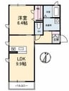 ファイン　シンフォニー　Ｂ棟 1LDKの間取り