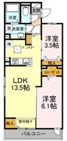 アレグリア 2LDKの間取り