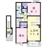 ベラ・カーサ 2LDKの間取り