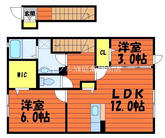 間取り図 Kadoyakan　Ｅ棟