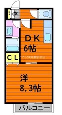 メゾンナガヤマAの間取図
