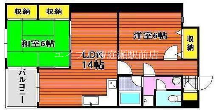 間取図 スカイコート