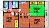 ソーシャルOmoriⅡ 3LDKの間取り