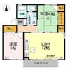 モア・フローレンス　Ｃ棟 2LDKの間取り