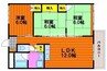 キャステル新野 3LDKの間取り