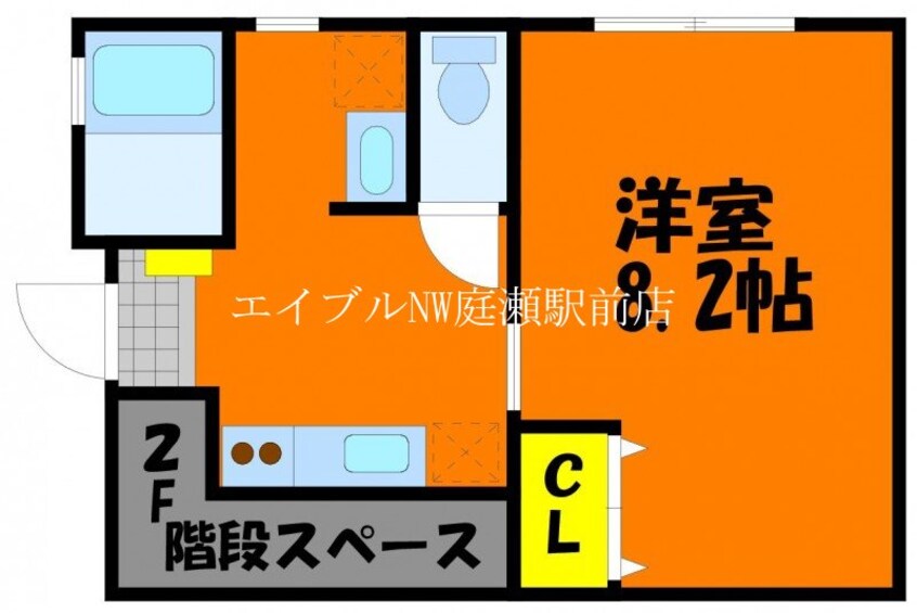 間取図 ブランブロック白石