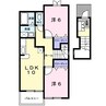 ビッグベア－　Ｂ 2LDKの間取り