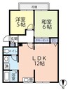 コーポシルフ 2LDKの間取り