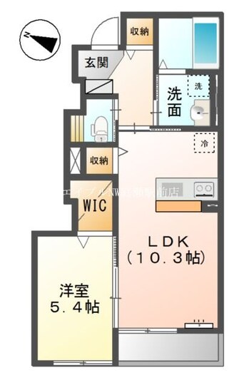 間取図 プレステージ　庭瀬