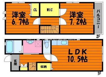 間取図 Al Sole　B棟