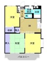パシアン 3DKの間取り