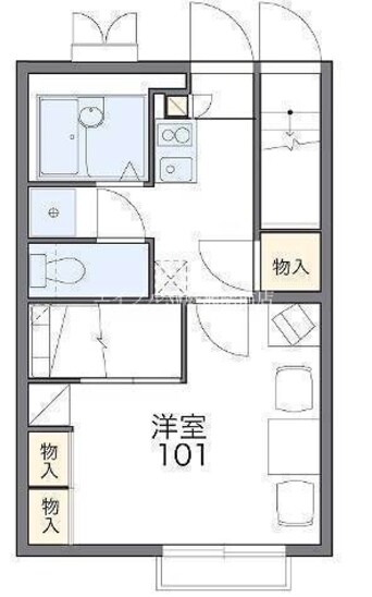 間取図 レオパレスＡ＆Ｋ