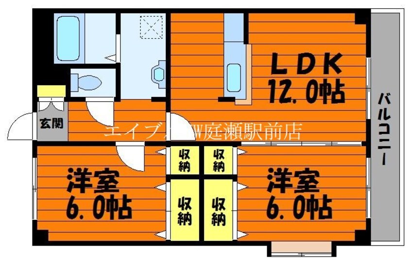 間取図 ソネヴァ