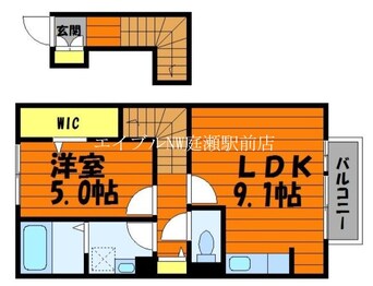 間取図 D-room平田