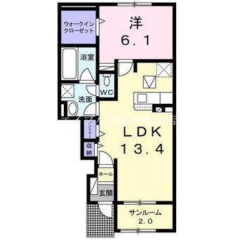 間取図 サピィーⅡ