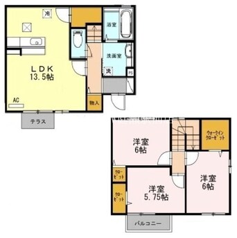 間取図 フォーリーフ