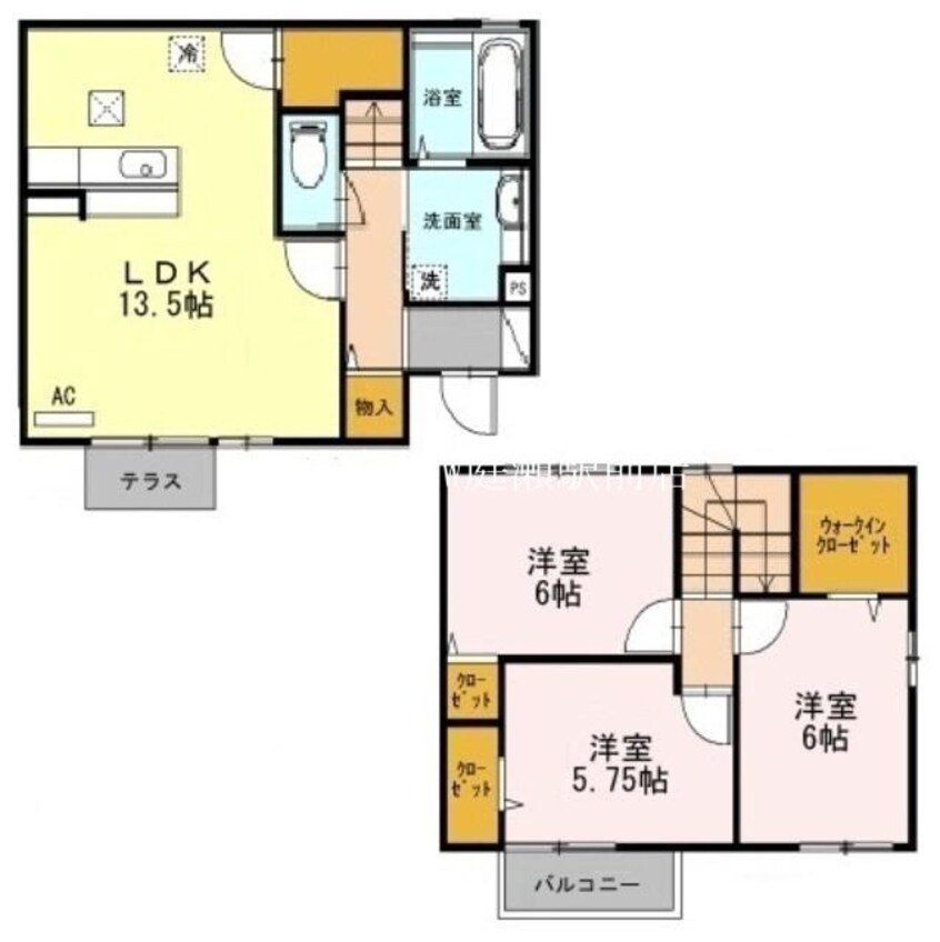 間取図 フォーリーフ