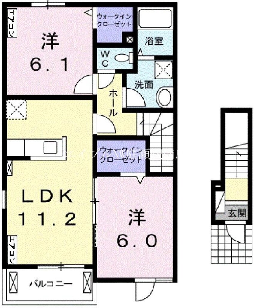 間取図 サンシャインハウスⅡ