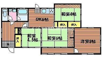 間取図 牧野貸家