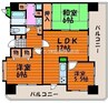 ふぁみーゆ中島田 3LDKの間取り