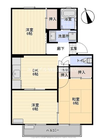 間取図 セジュール虫明