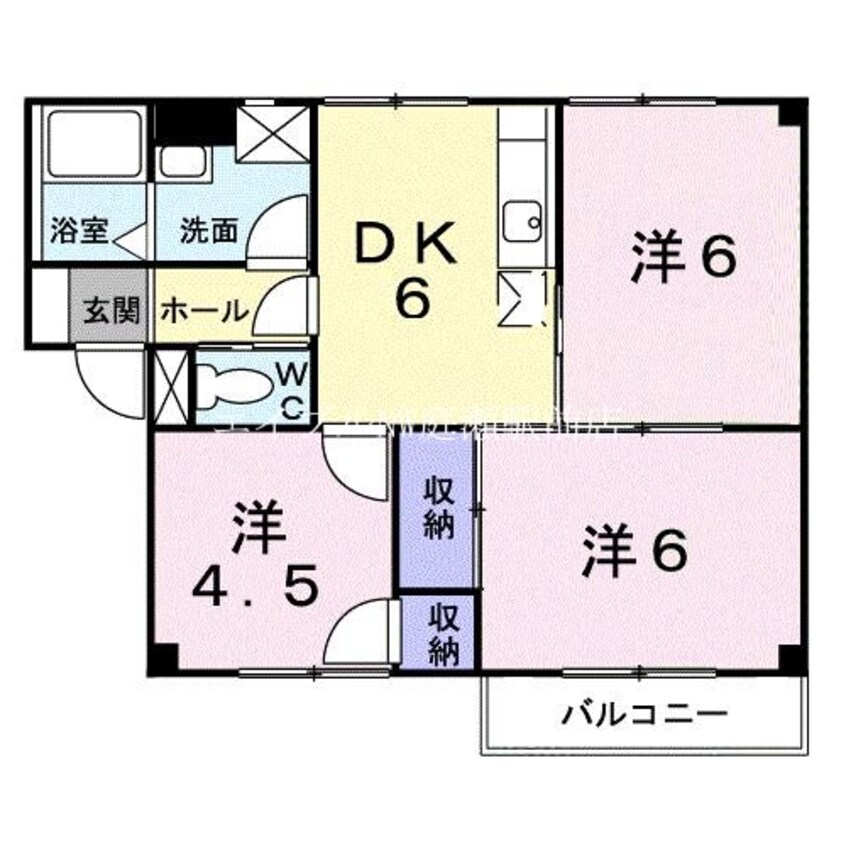 間取図 サンオークはしもと