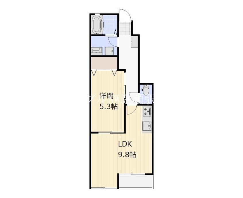 間取図 仮）日吉町新築アパート