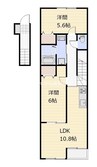 仮）日吉町新築アパート 2LDKの間取り