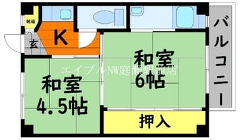 間取図 ビレッジハウス真壁　4号棟