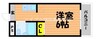 シャルム今 1Kの間取り