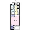 ＳＵＮ１６浜町 1Kの間取り