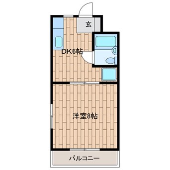 間取図 東海道本線/浜松駅 バス7分本郷南下車:停歩4分 1階 築29年