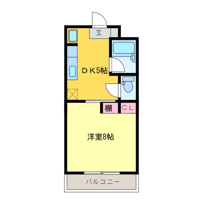 間取図 東海道本線/浜松駅 バス15分蒲小学校下車:停歩2分 1階 築29年