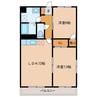 グリーンコート 2LDKの間取り