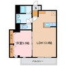 BELLA VITAⅡ 1LDKの間取り