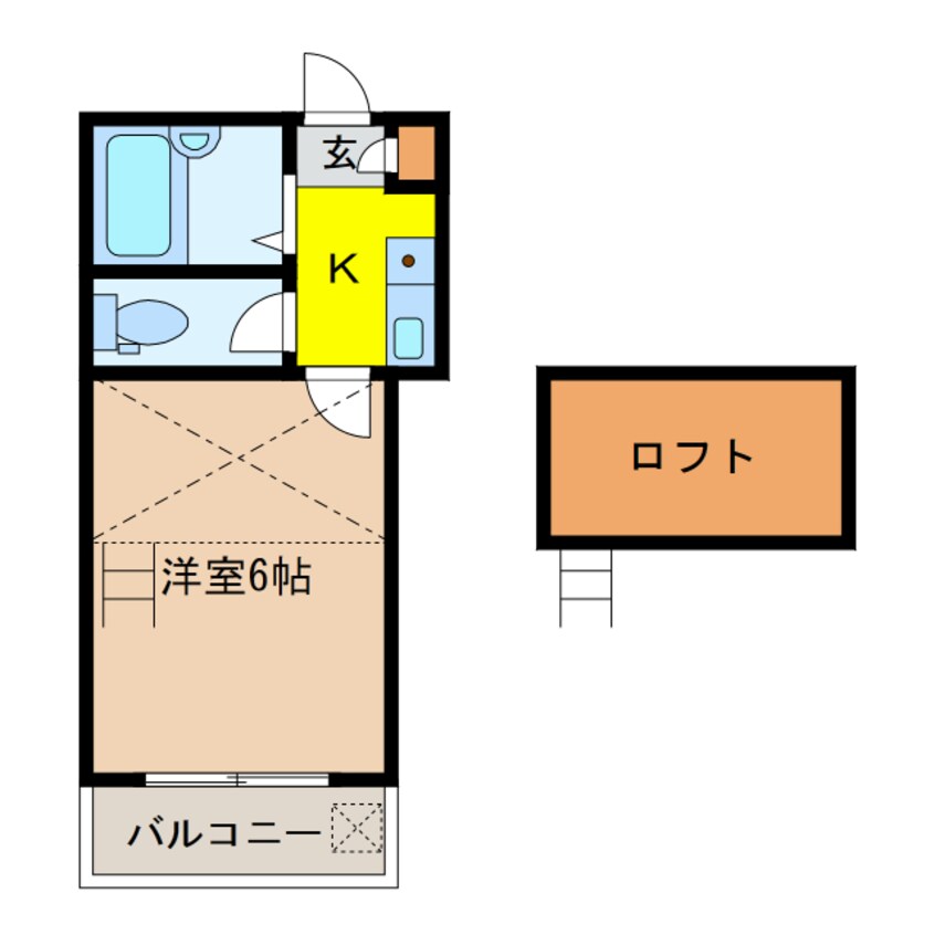 間取図 メゾンシマヅ