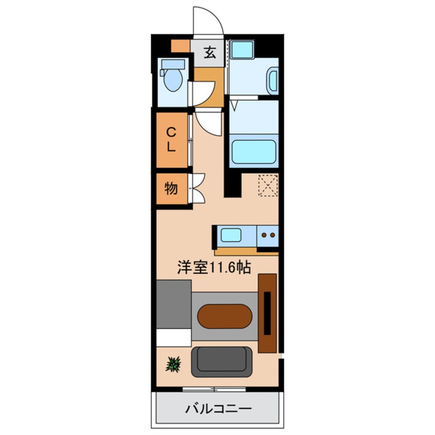 間取図 チェルシー（根洗町）