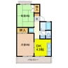 東海道本線/舞阪駅 徒歩10分 2階 築33年 2DKの間取り
