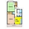 東海道本線/舞阪駅 徒歩10分 2階 築33年 2DKの間取り