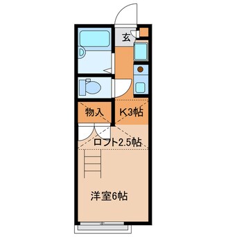 間取図 東海道本線/新所原駅 徒歩24分 2階 築27年