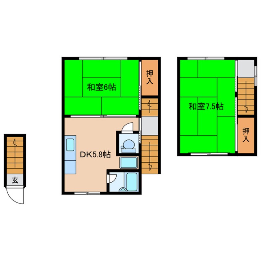 間取図 千歳町住居