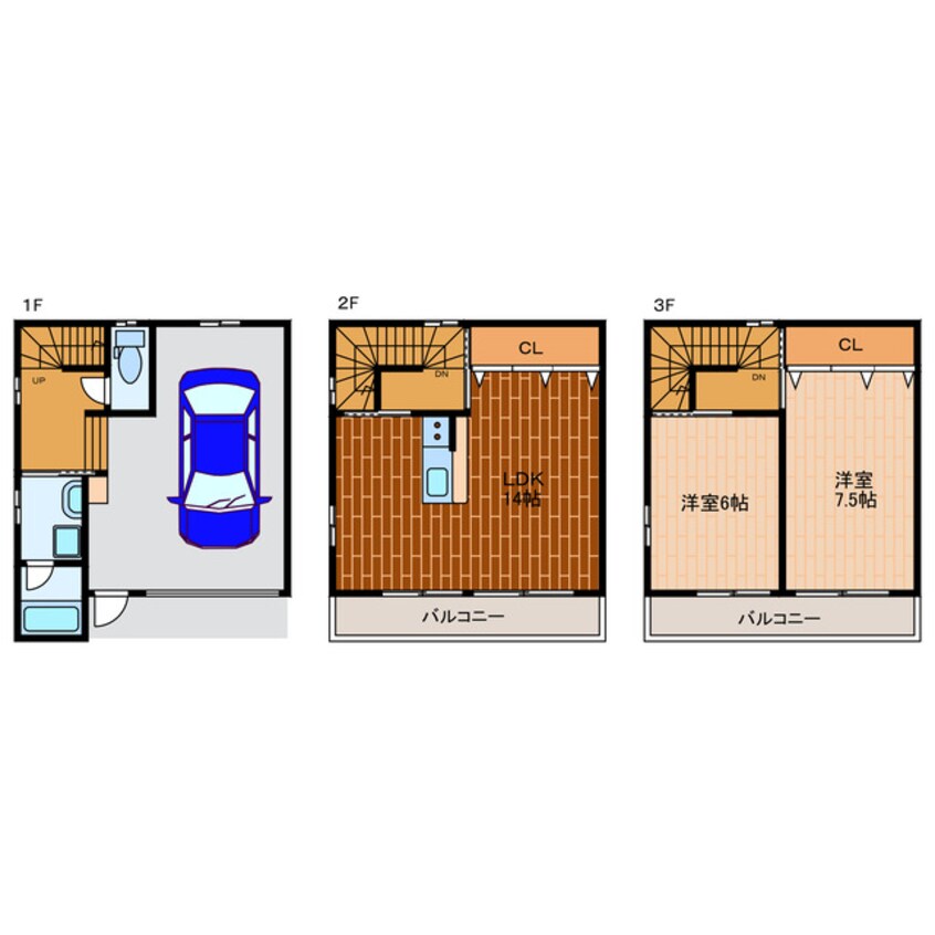 間取図 R-Garage助信