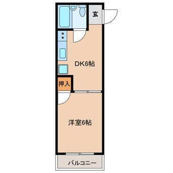 間取図 ｸﾚｰﾙ東伊場