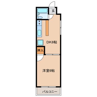 間取図 ｸﾚｰﾙ東伊場