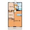 ステラⅡ～新築賃貸マンション～ 2LDKの間取り