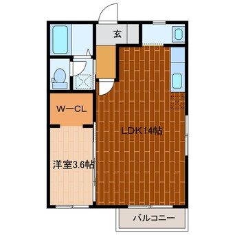 間取図 ドミール深谷