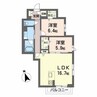 べレオ助信町 2LDKの間取り