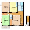 ハイステージエートゥル 3DKの間取り